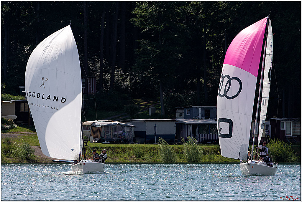 J70 - WOODLAND, 12.06.2021 Segelboot; Segeln; Woodland; Spinnaker; J70; Sorpesee; Sauerland